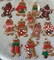 12pcs Christmas Tree Decorations Gingerbread Man Cute Hanging Ornaments Assorted Gingerbread Figurines Ornaments Christmas Decor Indoor